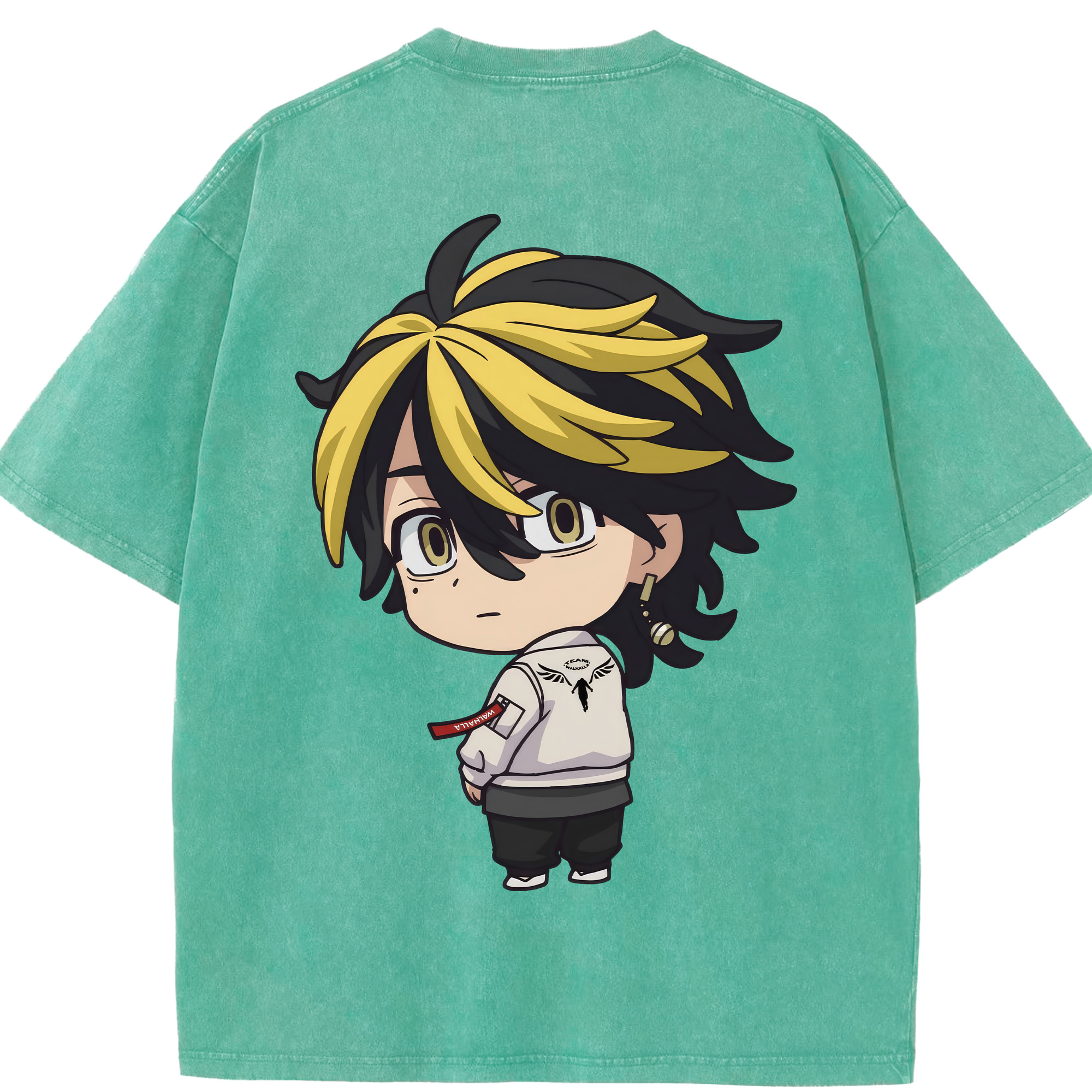 （画像用） 東京リベンジャーズ Tokyo Revengers 綿100% ヴィンテージ風 半袖Tシャツ（背面プリント）